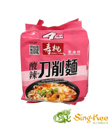Sautao Sliced Noodle - Hot & Sour Flavour 384g