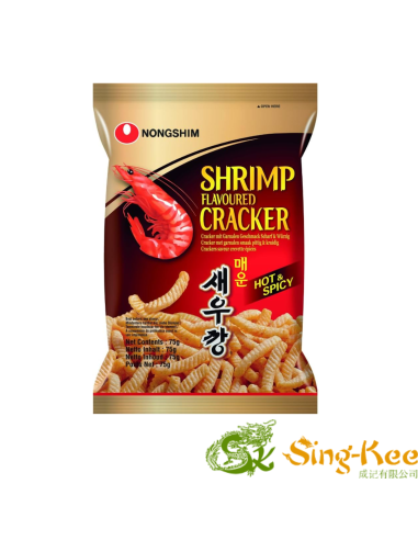 Nongshim Shrimp Flavoured Crackers Hot & Spicy 75g