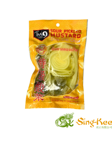 Thai 9 Sour Pickled Green Mustard 200g