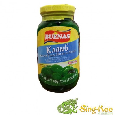 BUENAS SUGAR PALM FRUIT - KAONG GREEN 1 case (340g x 24)