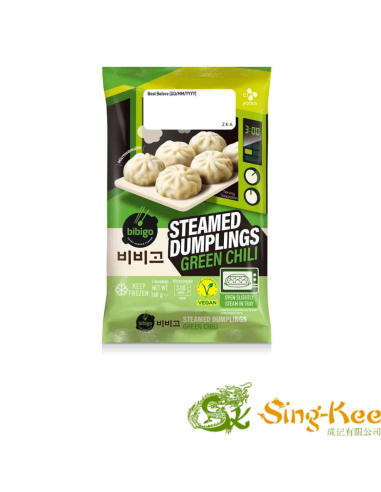 Bibigo Steamed Dumpling Green Chilli 168g