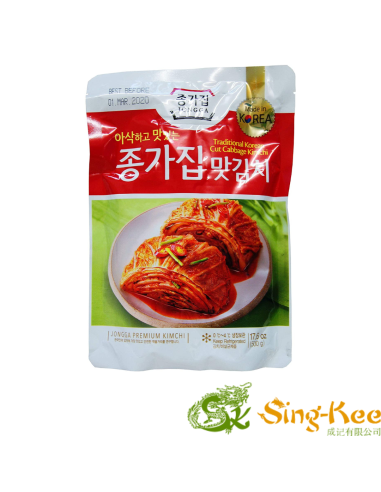 Jongga Fresh Mat Kimchi (Cut Cabbage Kimchi) 500g