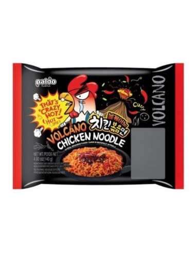 Paldo Volcano Chicken Noodle (Artificial Beef & Chicken Flavour) 140g