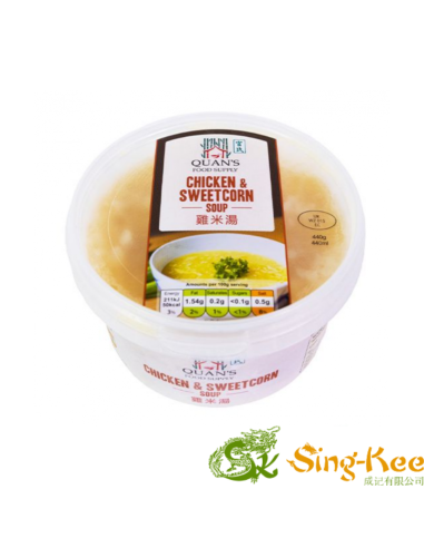 Quan's Chicken & Sweetcorn Soup 440g