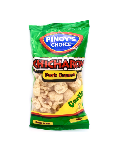 Pinoy's Choice Chicharon Pork Crunch Garlic Flavour 80g