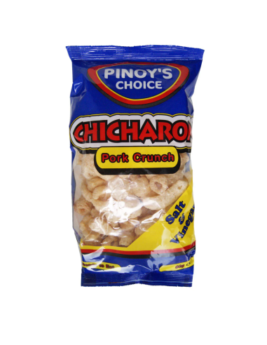 Pinoy's Choice Chicharon Pork Crunch Snack - Salt & Vinegar - 80g