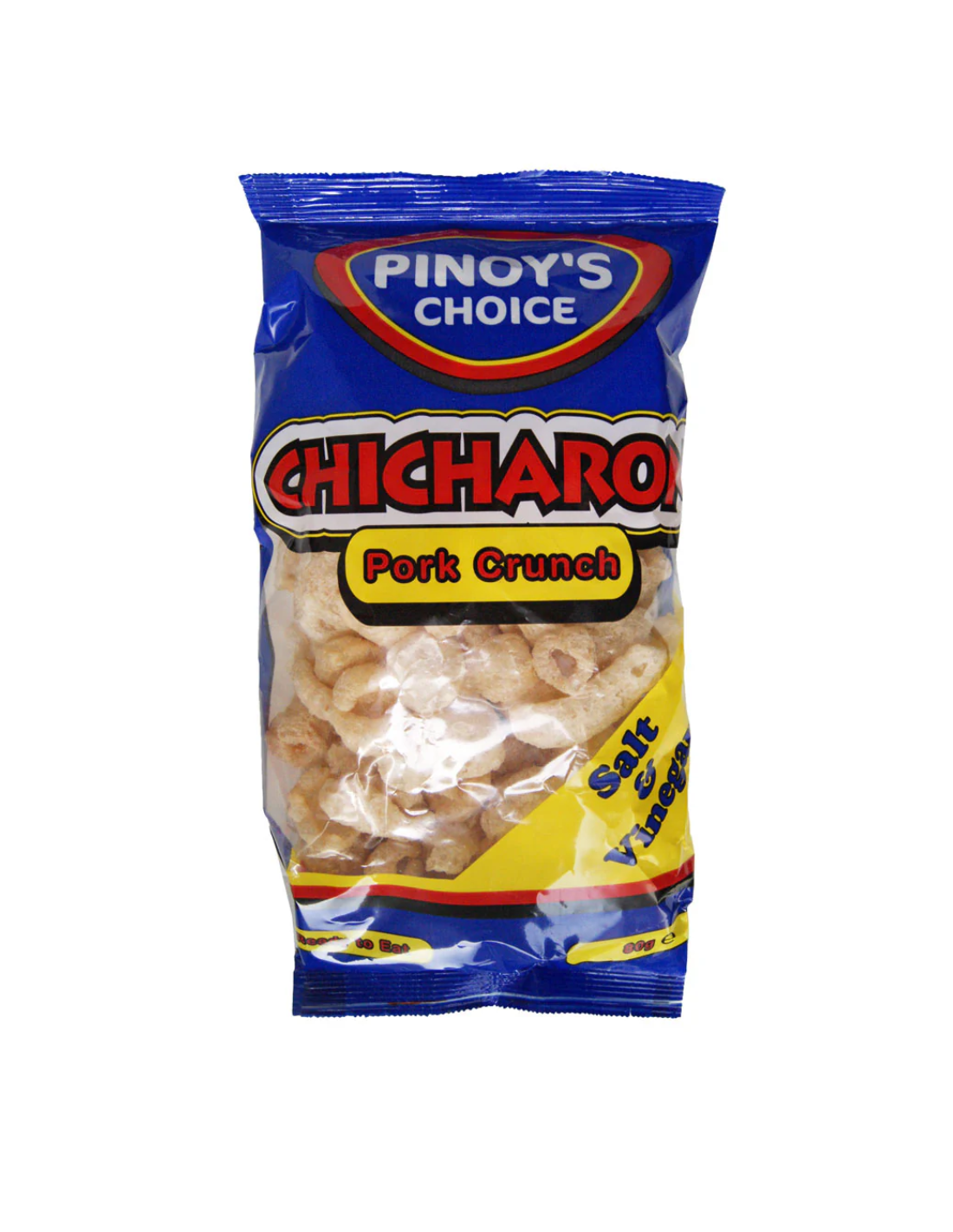 Pinoy's Choice Chicharon Pork Crunch Snack - Salt & Vinegar - 80g