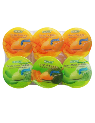 Cocon Nata & Fruit Dice Pudding Assorted Flavour (118g*6)