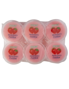 Cocon Nata De Coco Pudding - Strawberry 80gx6