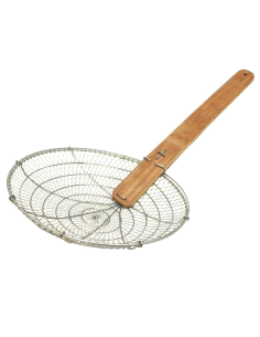 12" Mesh Bamboo Handle Skimmer