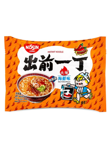 Nissin Demae Ramen Spicy Seafood Flavour 100g