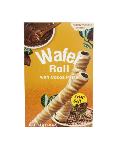 Wafer Roll with Cocoa Paste 54g