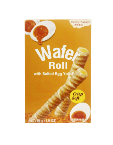 Wafer Roll with Salted Egg Yolk Paste 54g