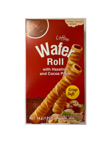 Wafer Roll with Hazelnut and Cocoa Paste 54g