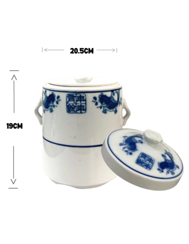 DB10 Size 100 - Ceremic Chinese Double Boiler - Cookware & tablewar...