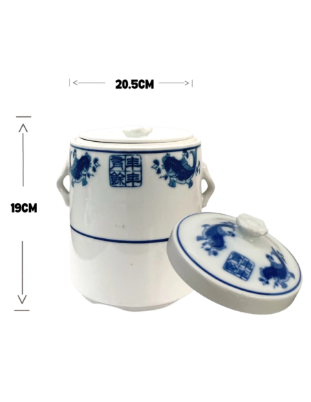 DB10 Size 100 - Ceremic Chinese Double Boiler - Cookware & tablewar...