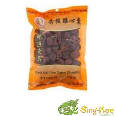 Golden Lily - Dried Kai Sum Dates (Seedless) 1 case (200g x 30)