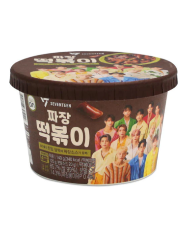 Seventeen Jjajang Tteokbokki 140g