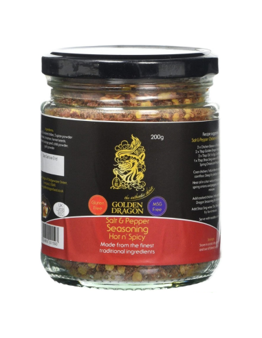 Golden Dragon Salt & Pepper Seasoning Hot & Spicy 200g