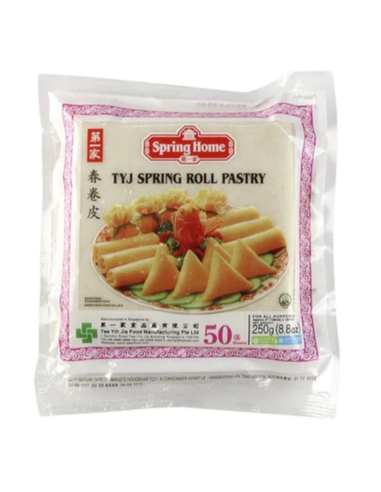 Spring Home TyJ 5" Spring Roll Pastry 250g (50 Sheets)