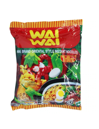 Wai Wai Thai Oriental Style Instant Wheat Noodles - 60g