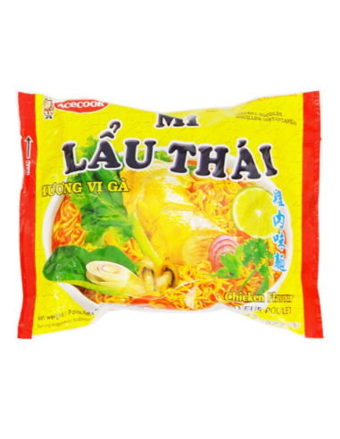 Acecook Instant Noodles Mi Lau Thai Chicken Flavour 78g