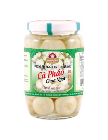 Huong Sen Pickled Eggplant In Vinegar Ca Phao Chua Ngot 365g