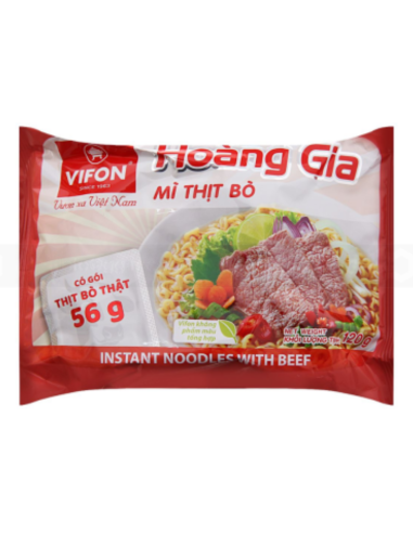 Vifon Hoang Gia with beef Mi Thit Bo 120g