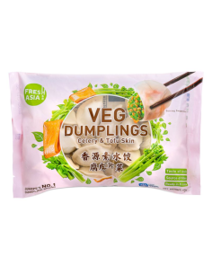 香源食品-素水饺腐皮芹菜450 g - Freshasia - 冰鮮 ZH