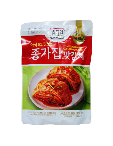 Jongga Fresh Mat Kimchi (Cut Cabbage Kimchi) 500g