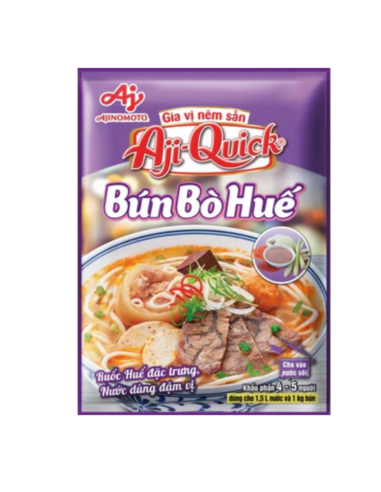 AJIQUICK HUE STYLE NOODLE SEASONING GIA VI BUN BO HUE 57G