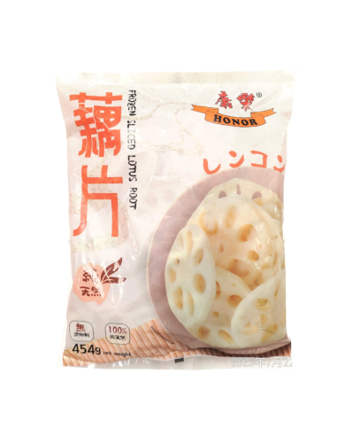 Honor Frozen Sliced Lotus Root 454g