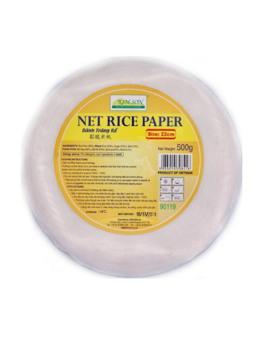 Kim Son Net Rice Paper (Bahn Trang Re) (22cm) 500g