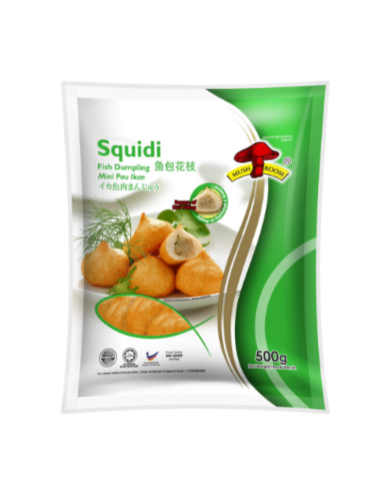 Mushroom Squidi Fish Dumplings (Cuttlefish & Seaweed Filling) 500g