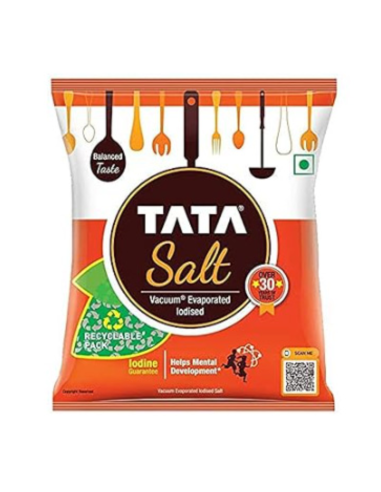 TaTa Lodized Sea Salt Pillow Pouch 1kg