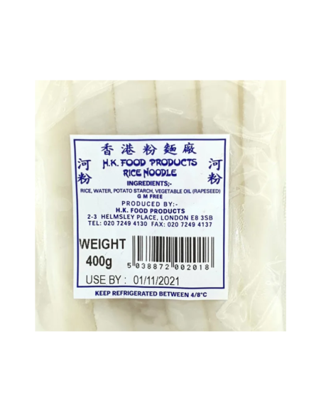 HK Food Rice Noodle 400g Ho Fun - Fresh | Sing Kee