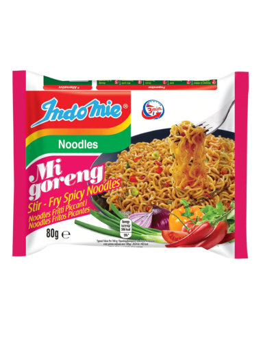 Indomie Mi Goreng Pedas Instant Noodles 80G