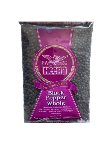 Heera Black Pepper Whole 700g