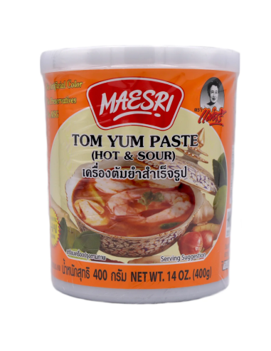 Maesri Tom Yum Paste (Hot & Sour) 400g