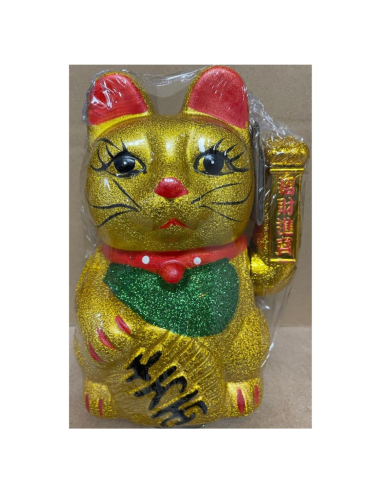 Golden Lucky Cat 8"