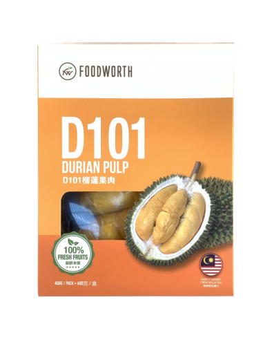 Foodworth D101 Durian Pulp 400g Frozen