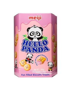 Meiji Hello Panda Biscuits - Strawberry 260g