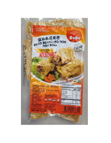 Bobo Fried Beancurd Skin With Fish Meat 500g