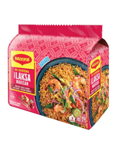 Maggi Mee Goreng Laksa Warisan 78g*5