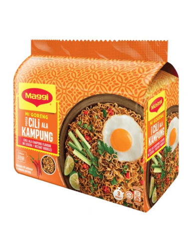 Maggi Mi Goreng Cili Kampung 77g*5