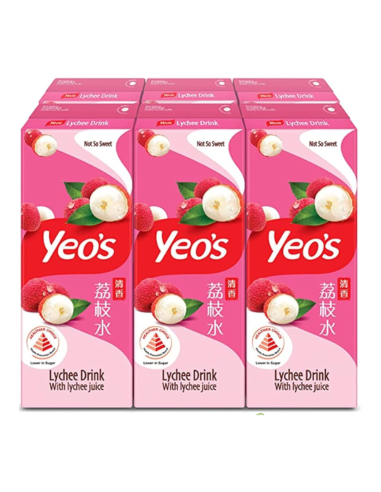 Yeo's Lychee Drink 6 X 250mL