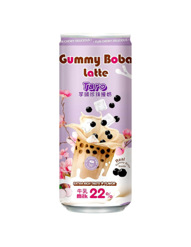 OB Boba Milk Tea Taro 470ml