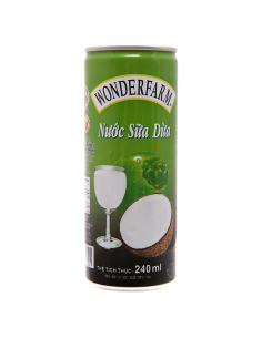 Wonderfarm Coconut Milk Drink Nuoc Sua Dua 240ml