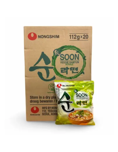 Nongshim Soon Veggie Ramyun 1 case (112gx20) (BBD:01/11/24)