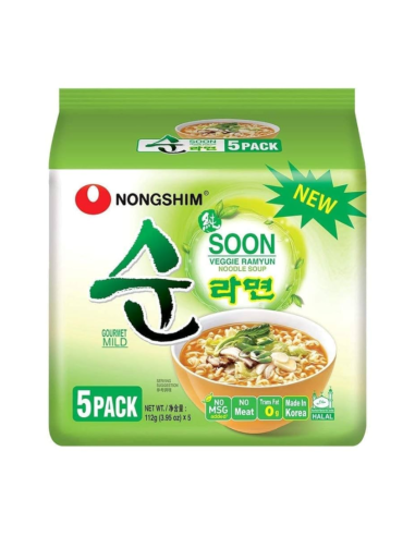 Nongshim 农心纯素拉面 112gx5